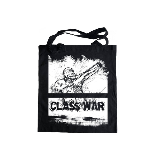Class War Anti Establishment Tote Bag, Punk Gift, Fuck The System