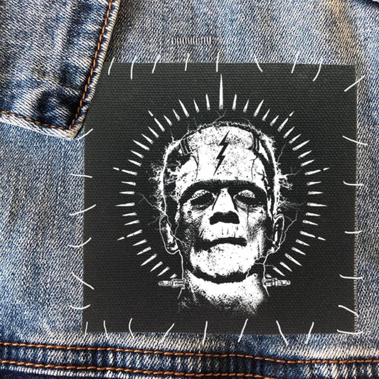 Frankenstein Halloween Tattoo Style Patch