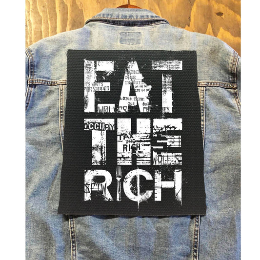 Eat The Rich Back Patch