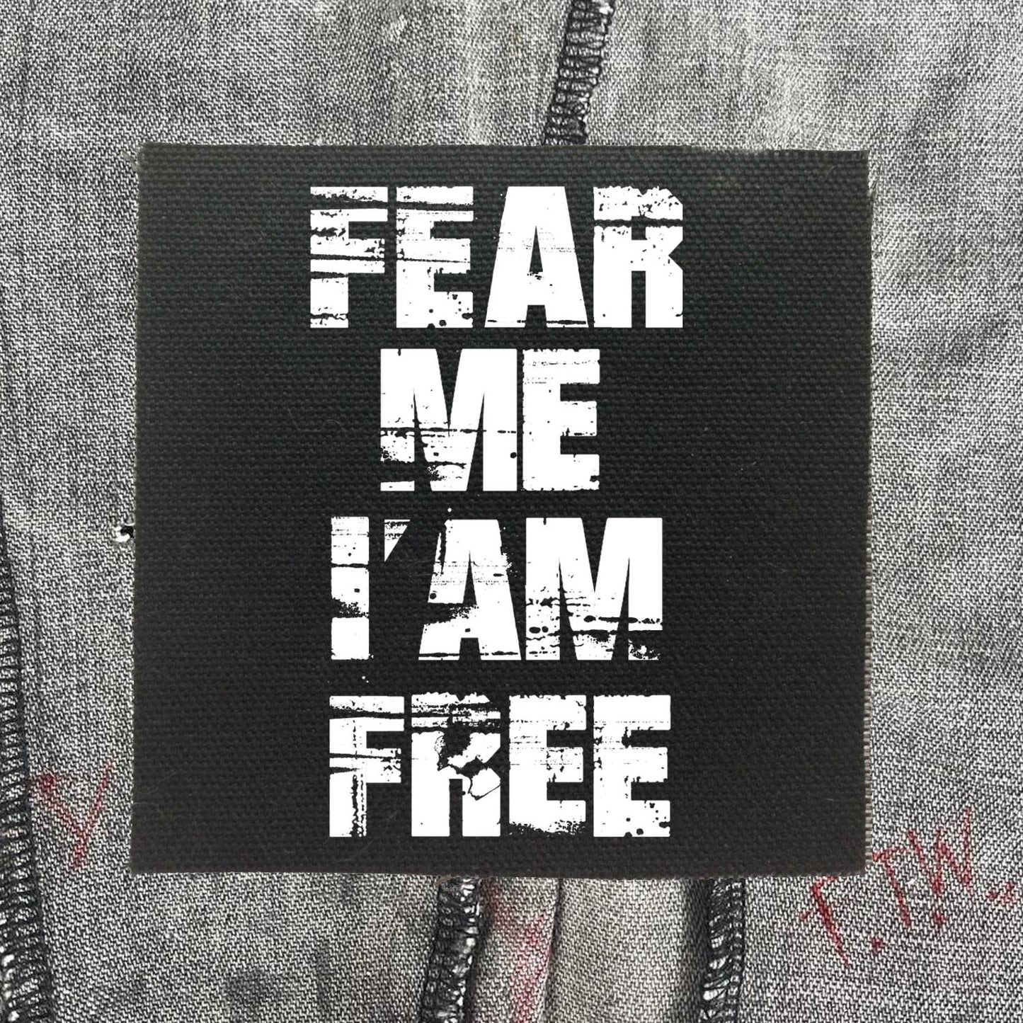 Punk Patch Fear Me I'm Free