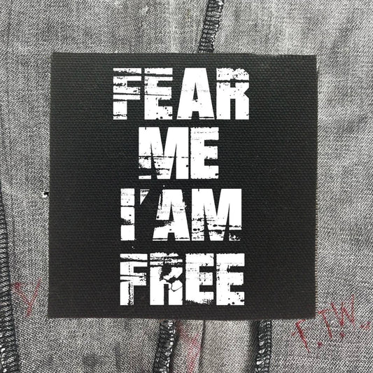 Punk Patch Fear Me I'm Free