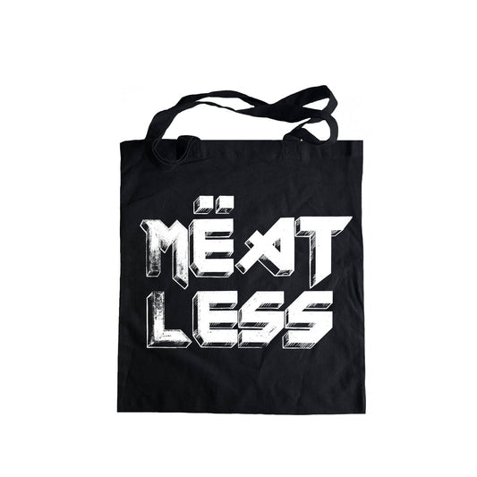 Vegan Tote Bag, Funny Vegan Heavy Metal Tote Bag, Musician gift,