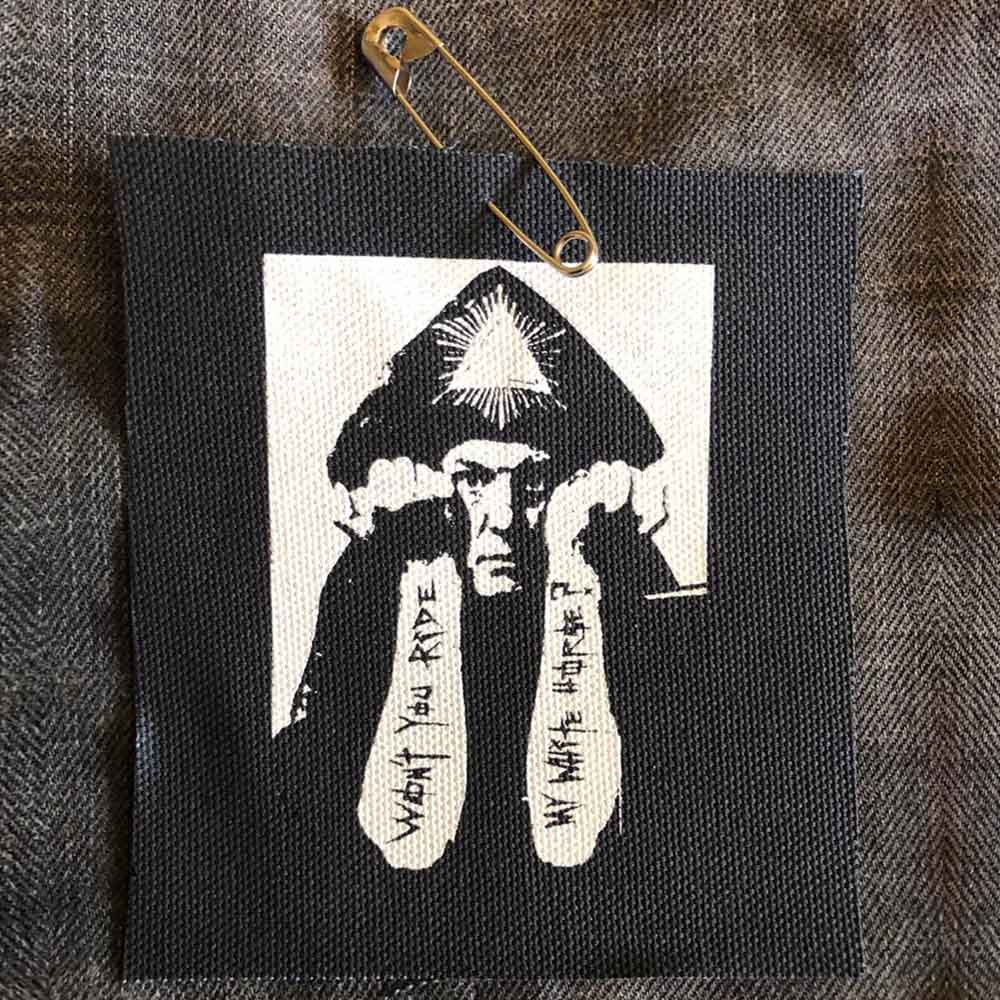 Aleister Crowley Ride My White Horse Patch