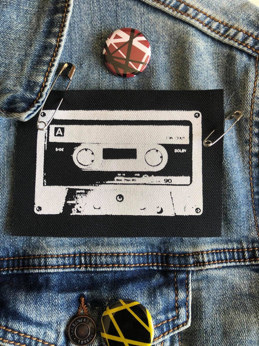 Cassette Tape Patch, 80"s Patch, Music Patch, DIY Crafts